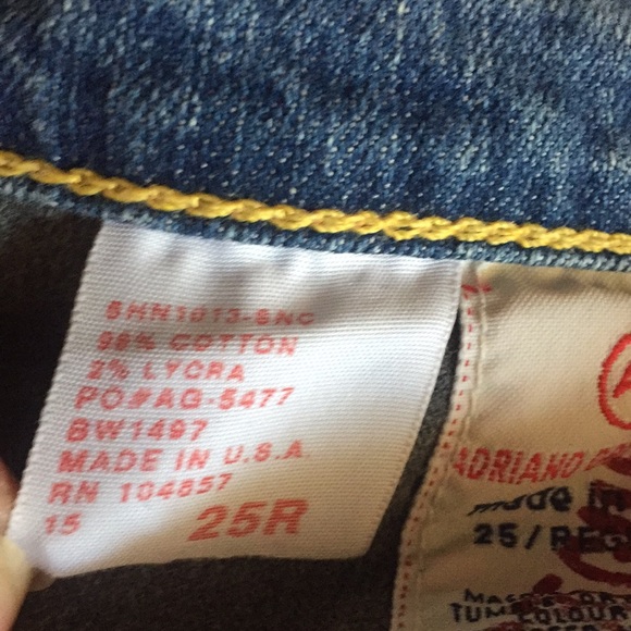 AG the Angel jeans size 25 petite inseam length - Picture 11 of 15